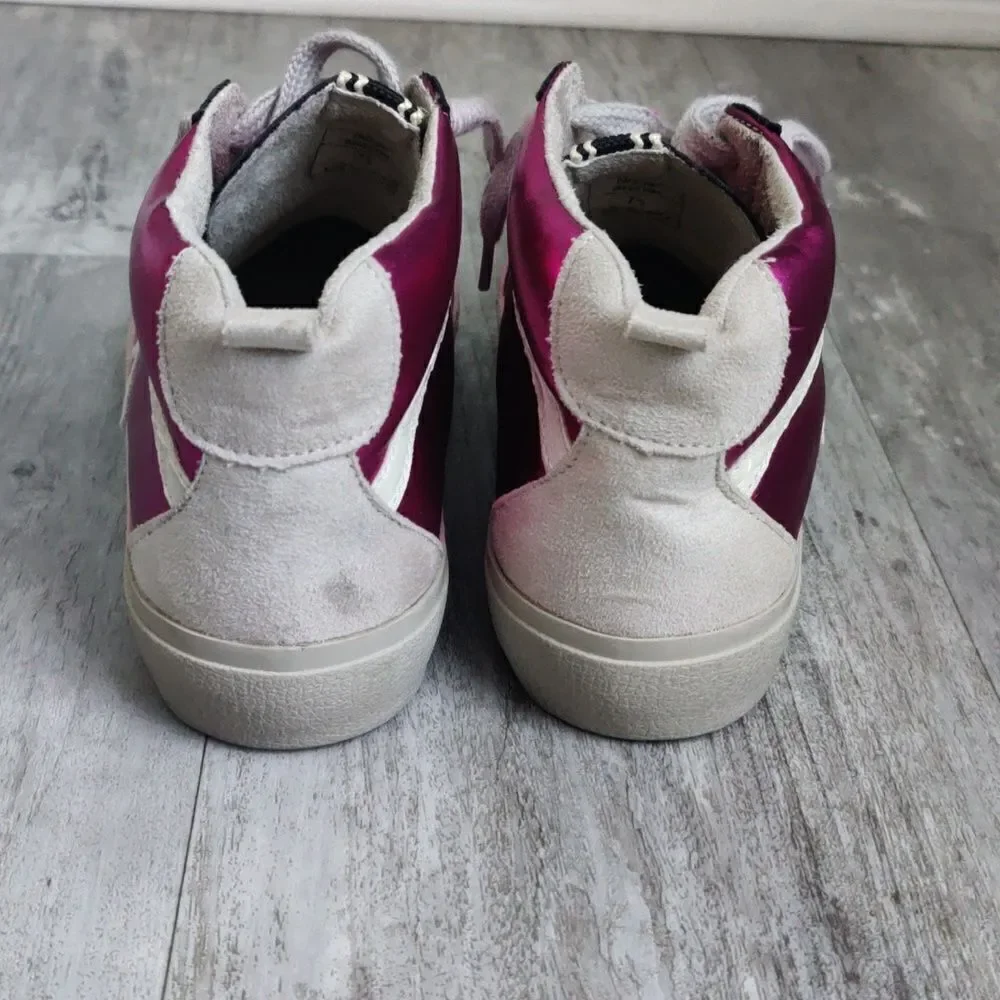 NWT Shu Shop Paulina bright pink star shoes